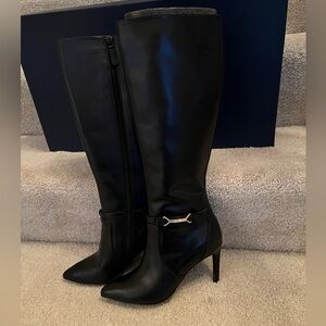NWT Cole Haan Loveth Black Leather Boot, 6.5B